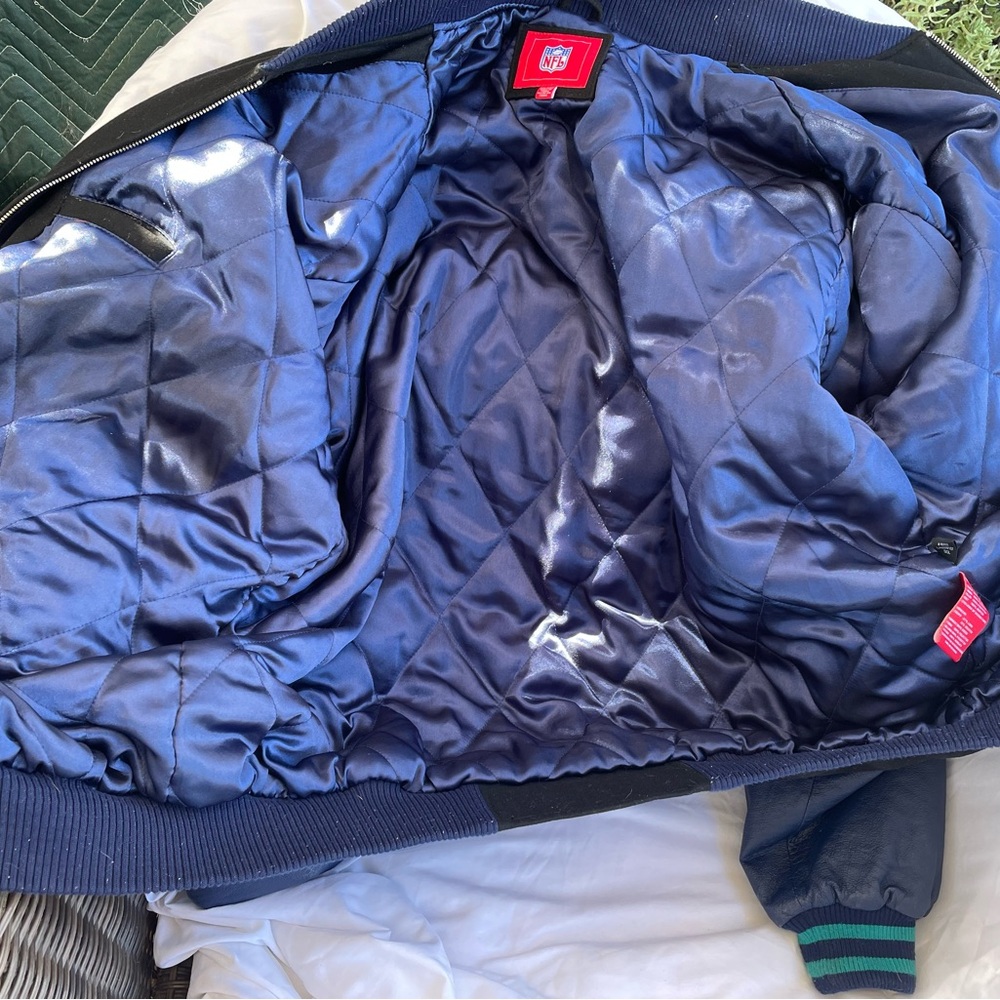 NFL Black and Blue Super Bowl Champion Jacket - Picture 10 of 13